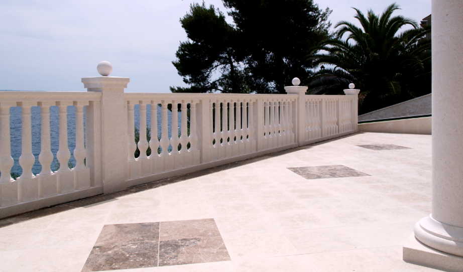 Kamena ograda terasa, balkona i stepenica