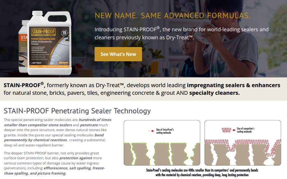 Dry-Treat proizvodi za zaštitu i čišćenje kamena